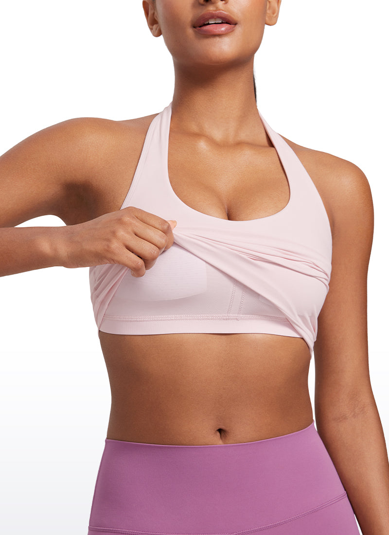 Butterluxe Built in Bra Halter Tank