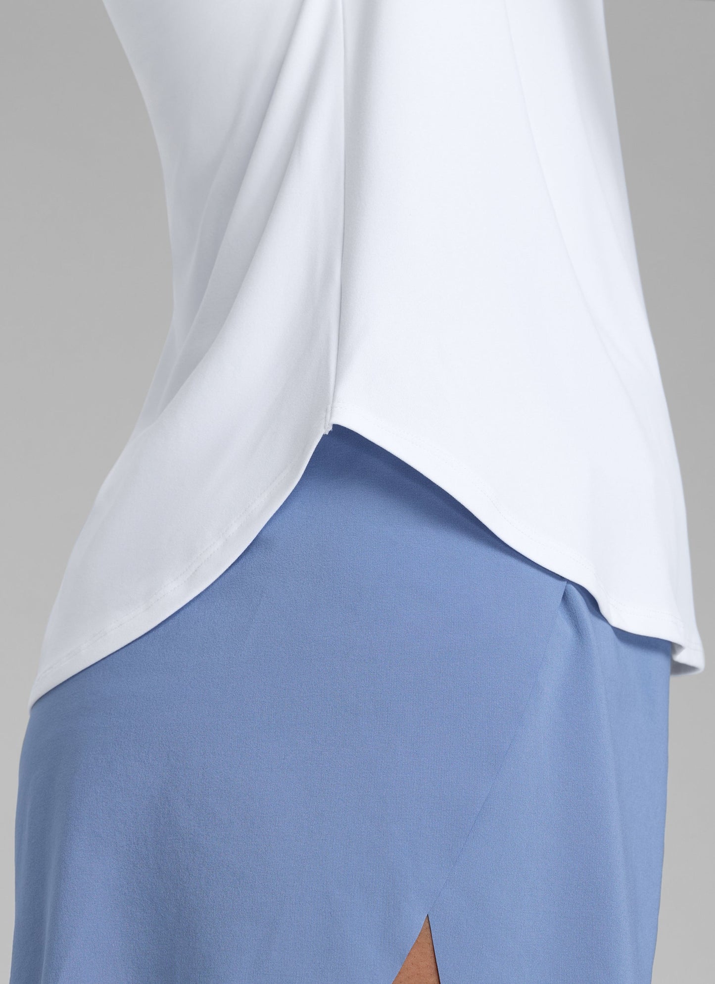 Cloudweight Crewneck Side Slit Short Sleeve