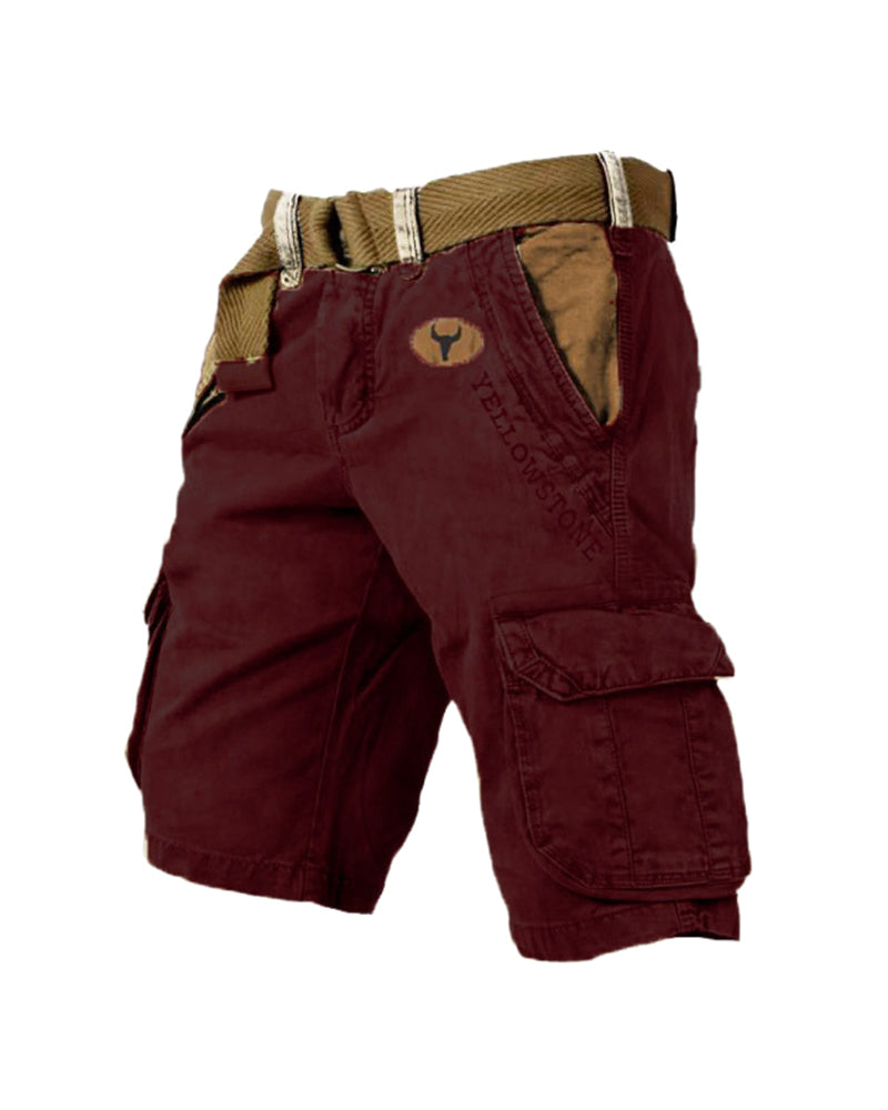 Men's multi-pocket tactical shorts