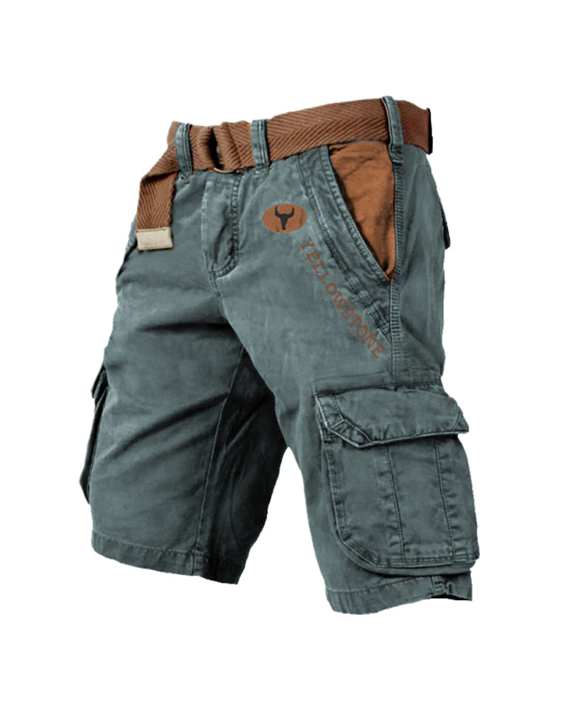 Men's multi-pocket tactical shorts