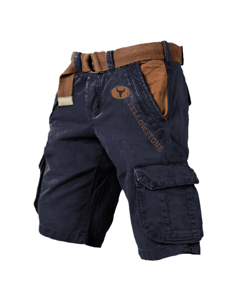 Men's multi-pocket tactical shorts