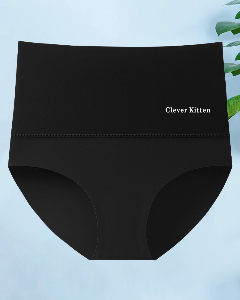 High waist seamless simple short underpants