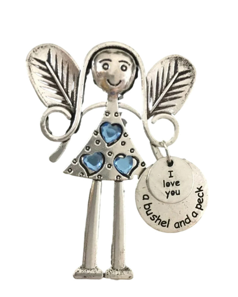 Crazy beautiful friends forever - angel ornament christmas gift