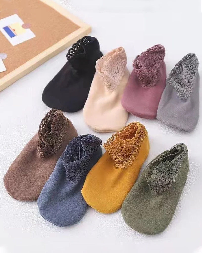 New Fashion Lace Warm Socks