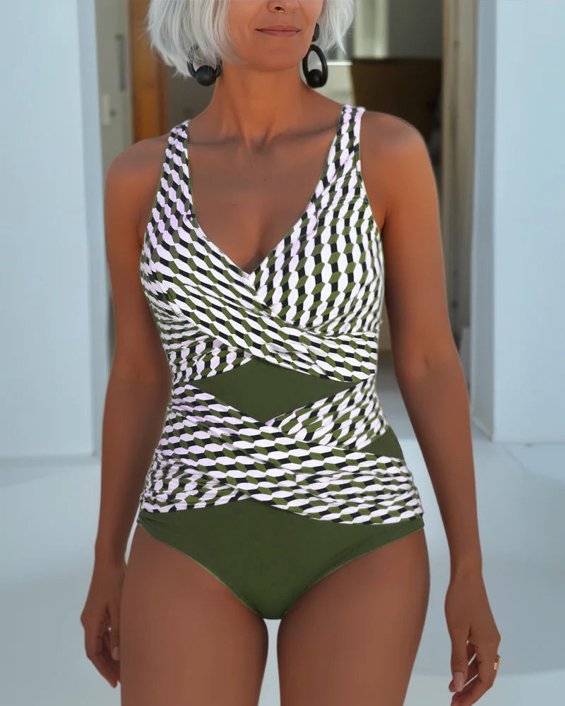 Cross-Over Resort Casual Swimsuit