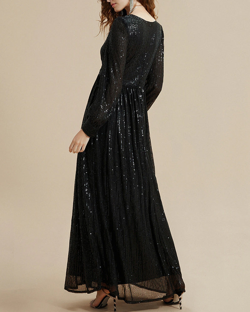 Sequined and elegant dress
