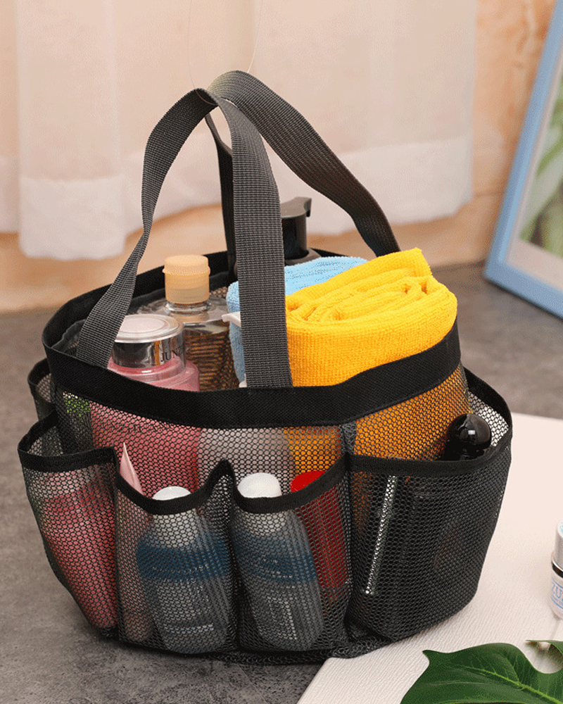 Large capacity mesh handbag