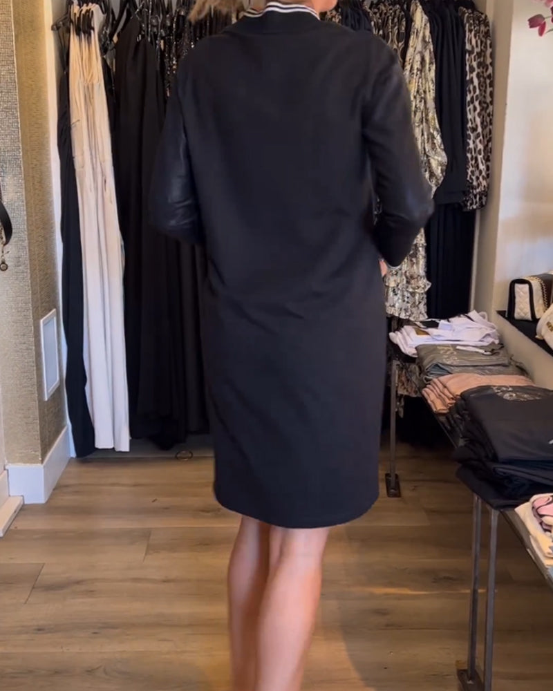 Letter print casual dress