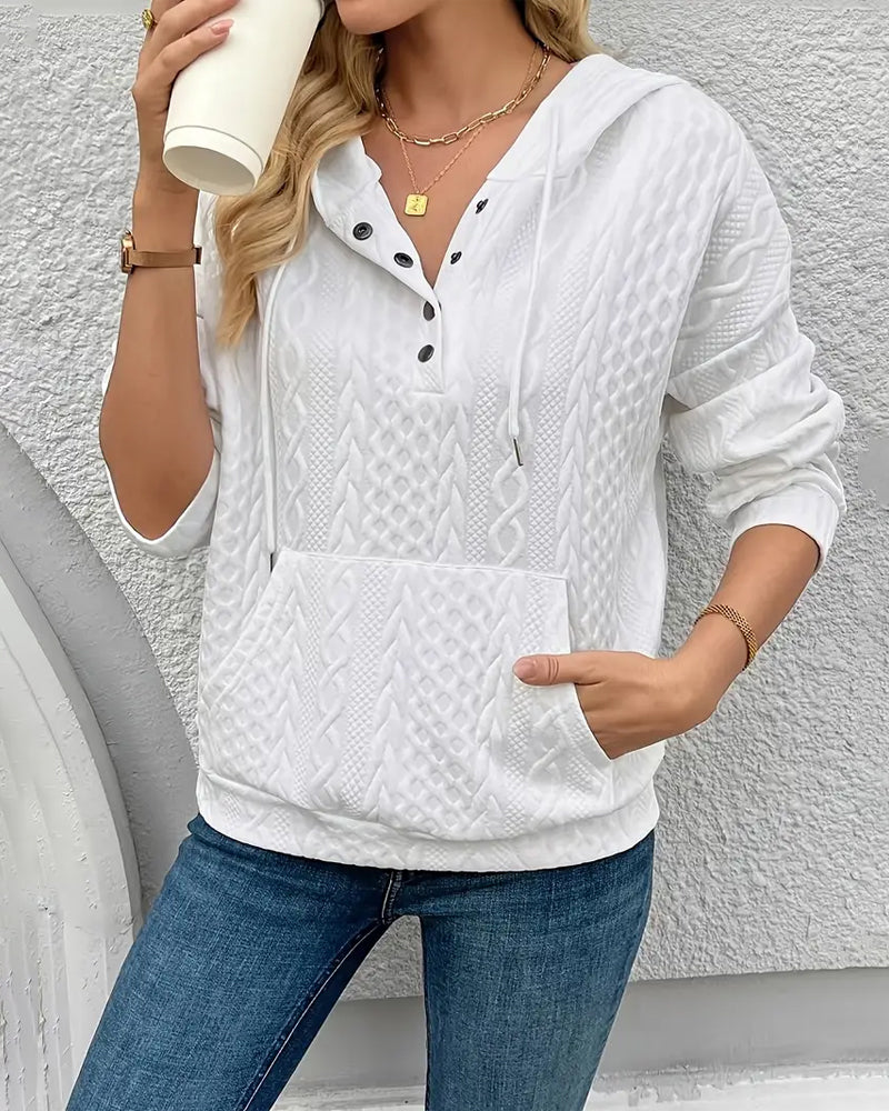 Hooded Drawstring Hoodie