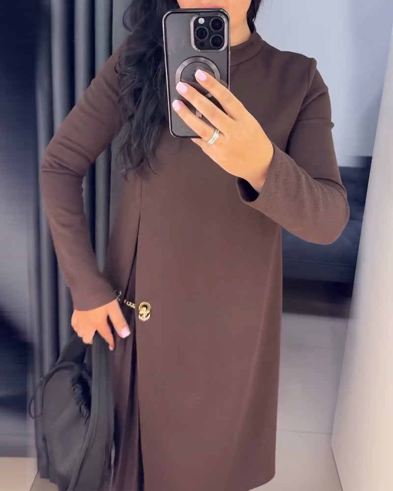 Painted Patchwork Elegant Dress