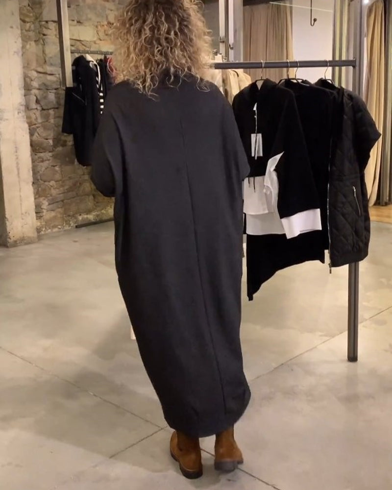 Casual Shift Bat Sleeve Dress