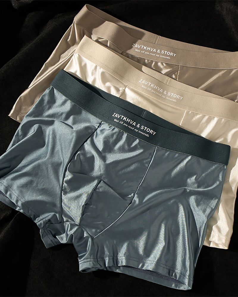 Luxury Ice Silk Men’S Boxer Briefs
