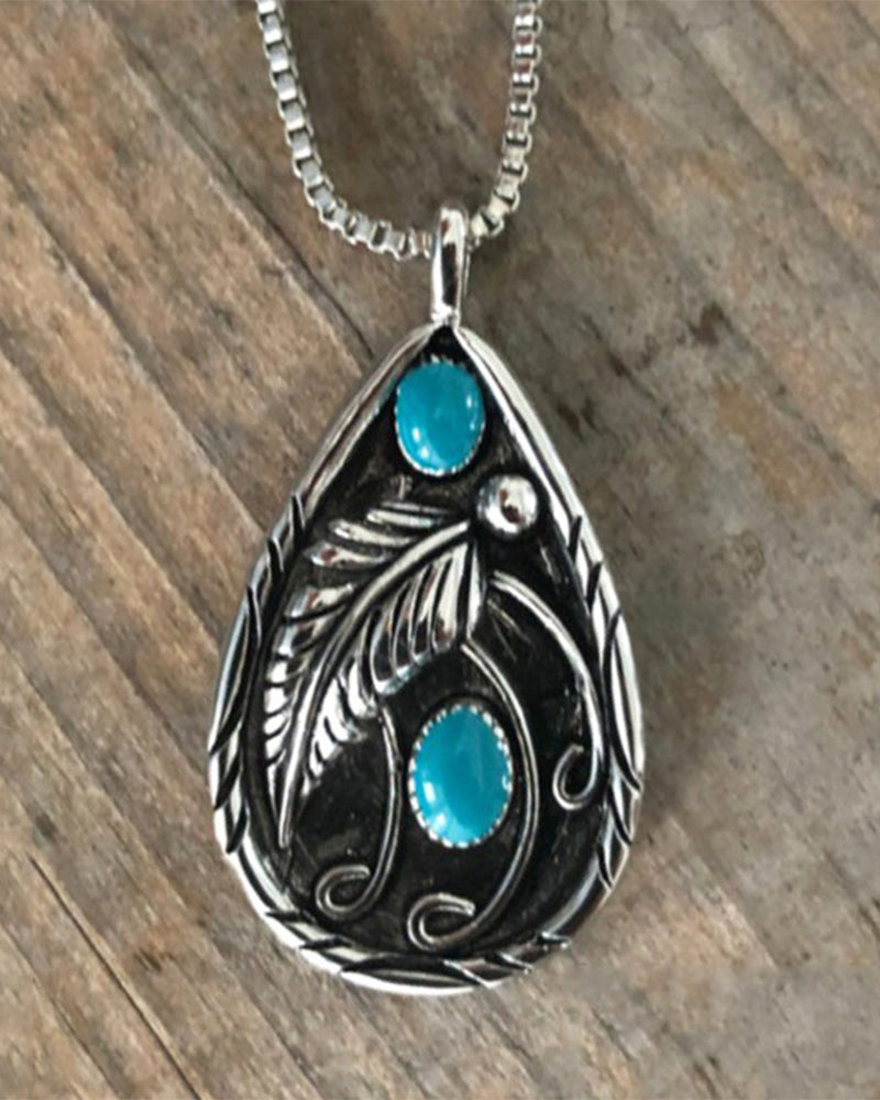 Bohemian vintage pendant necklace