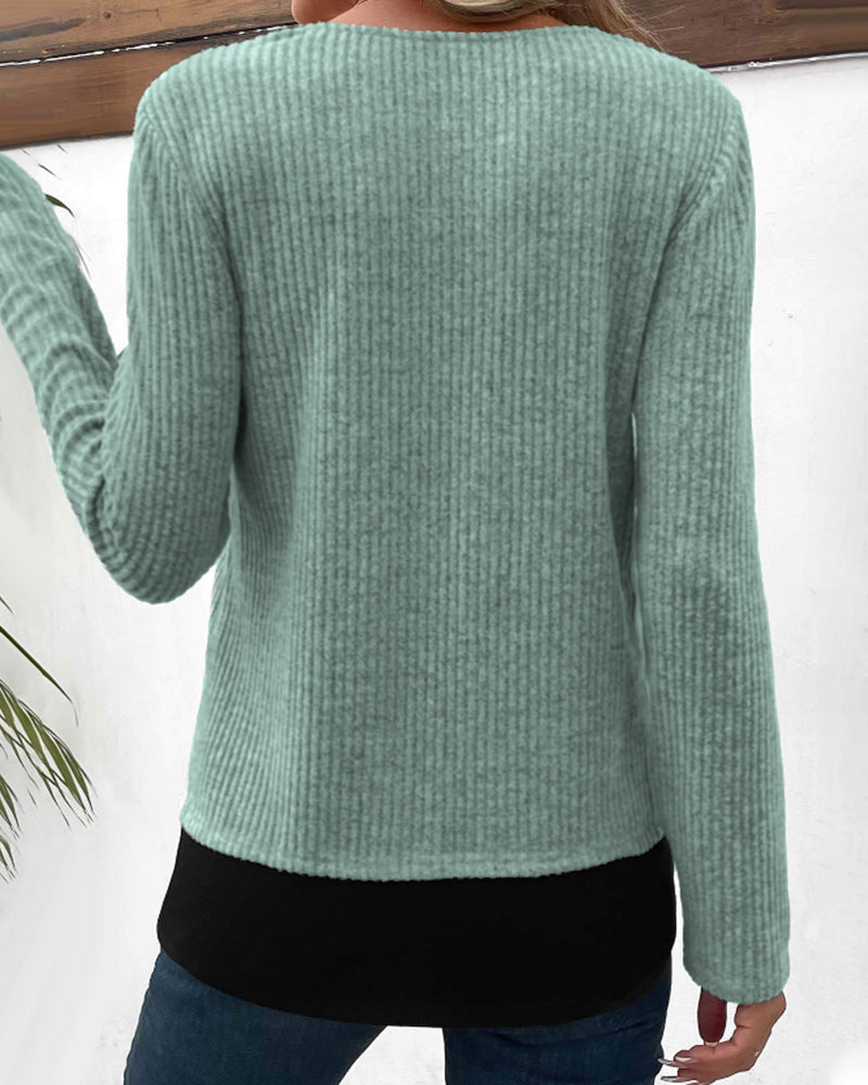 Layered Long Sleeve Tops