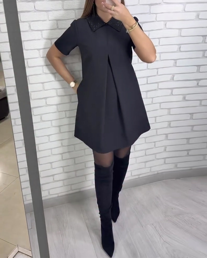 Fashionable Peter Pan Collar Dress