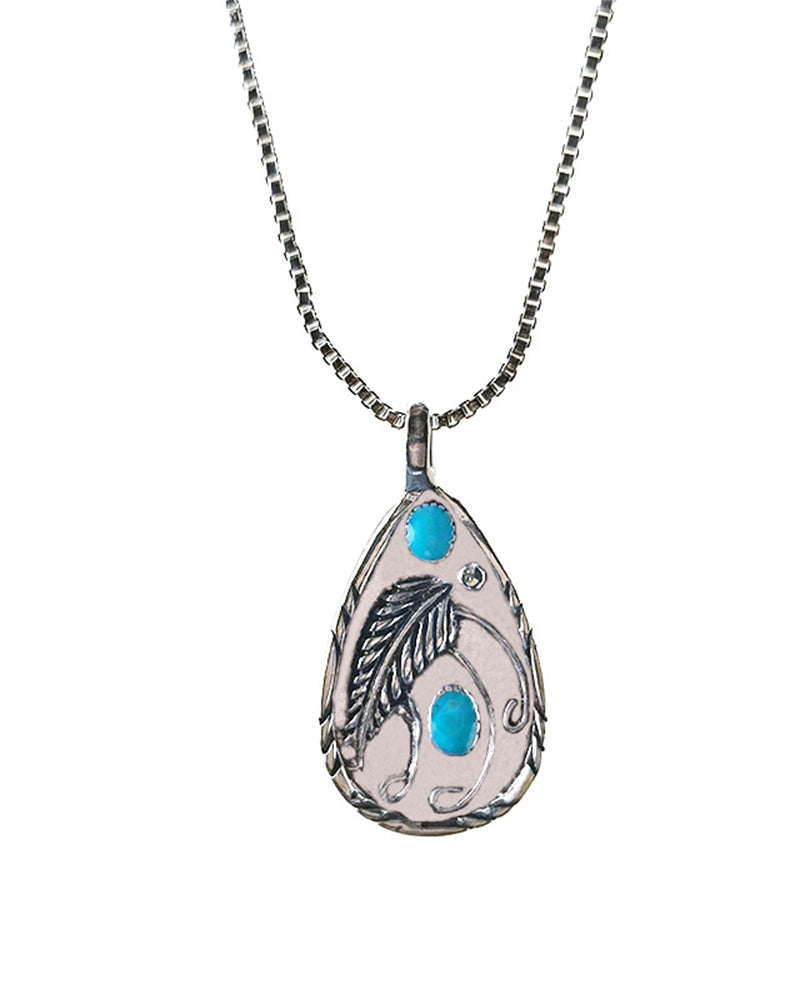 Bohemian vintage pendant necklace