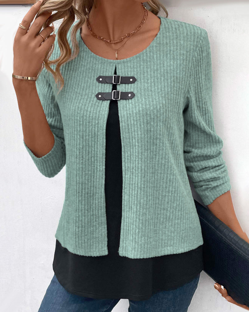 Layered Long Sleeve Tops