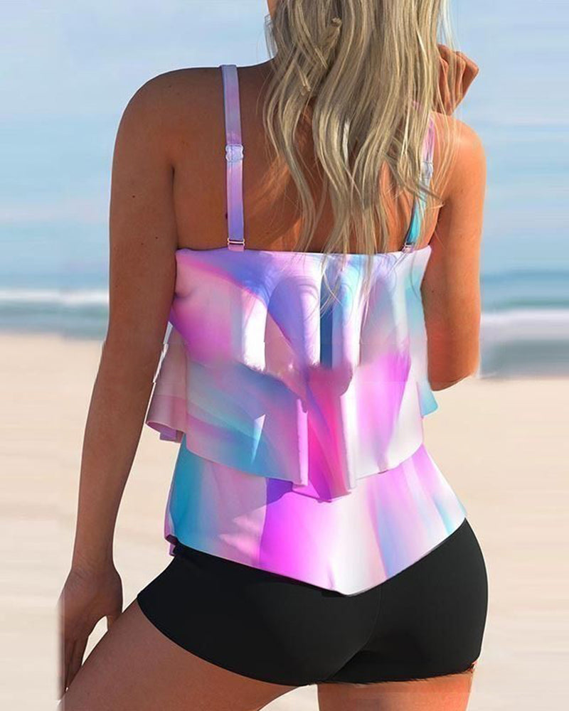 Skirt swimsuit two piece bikini