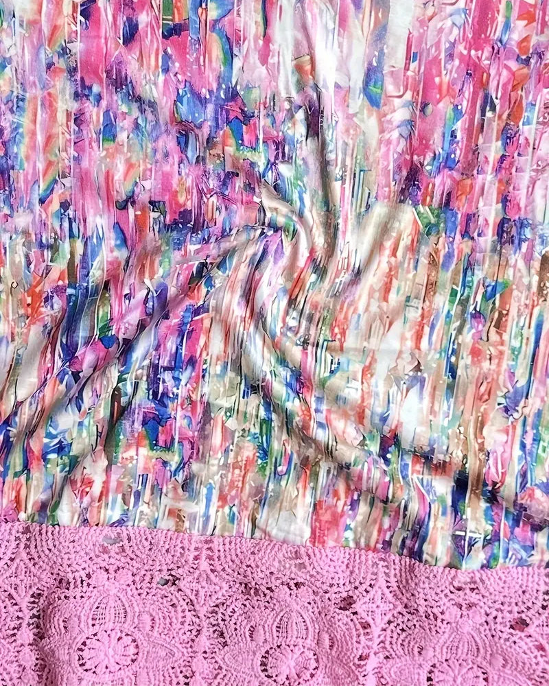 Colorful Printed Fashion Street Blouse