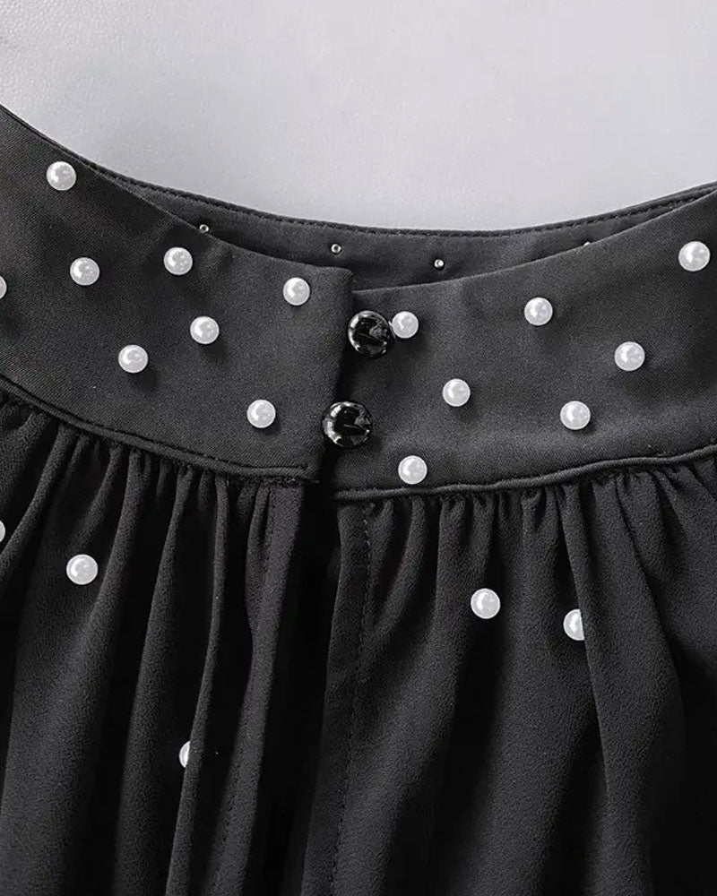 Elegant Lantern Sleeve Top