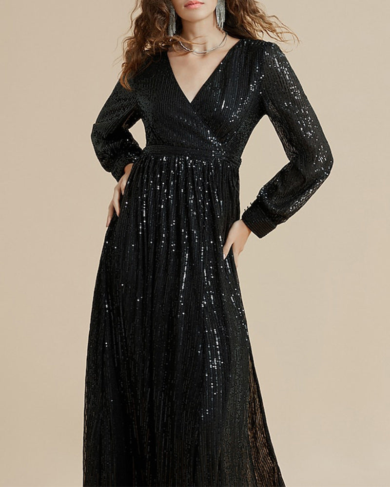 Sequined and elegant dress