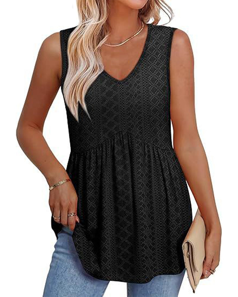 Stylish And Elegant Sleeveless Tank Top