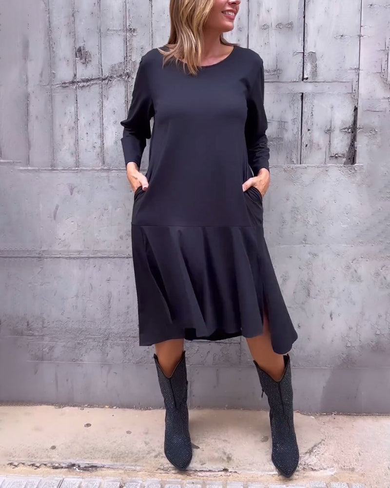 loose dress with pocket