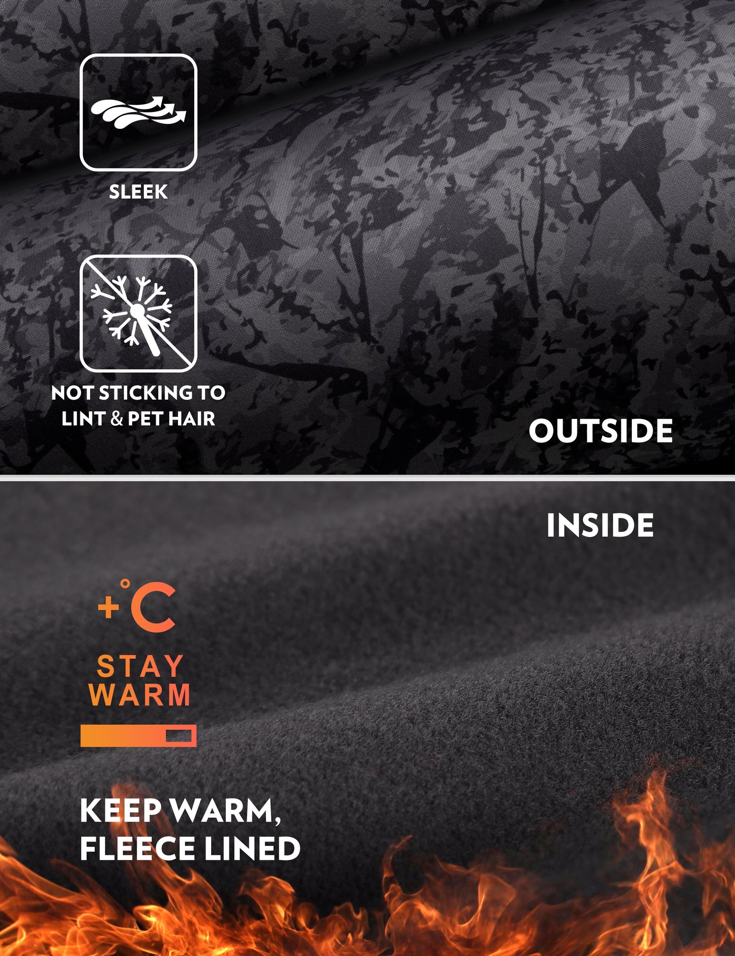 Thermal Fleece Lined Pocket Legging 28''