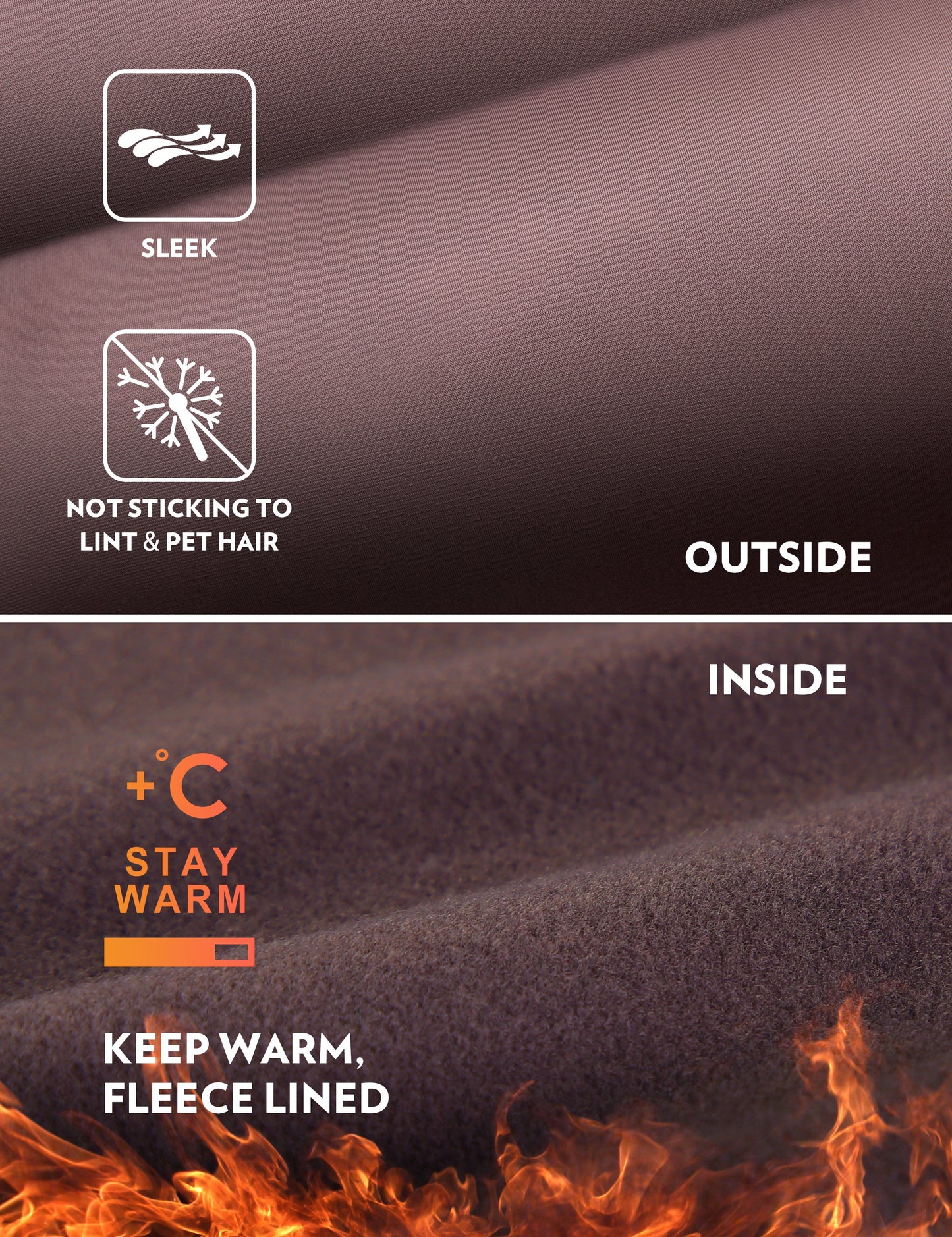 Thermal Fleece Lined Pocket Legging 28''