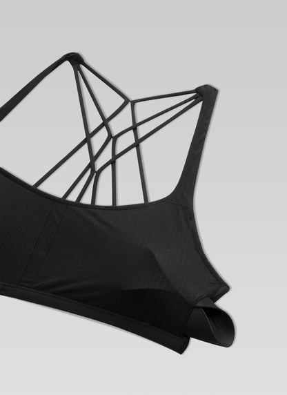 Nakedfeel Low Cut Strappy Bra (6 Straps)