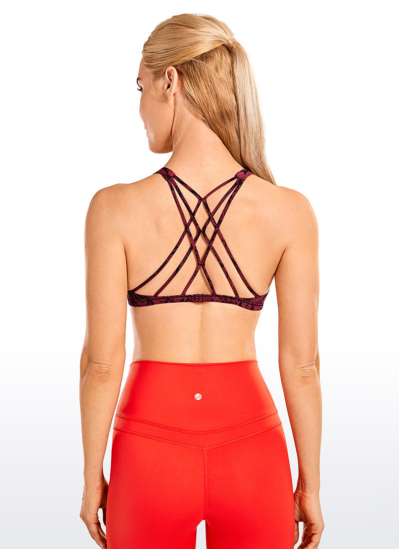 Nakedfeel Low Cut Strappy Bra (6 Straps)