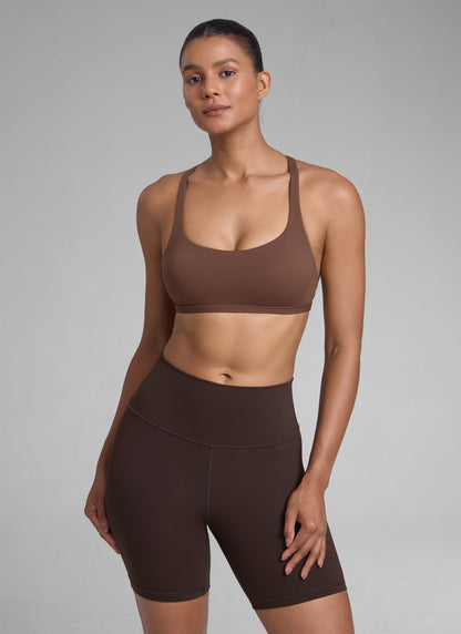 Nakedfeel Low Cut Strappy Bra (6 Straps)