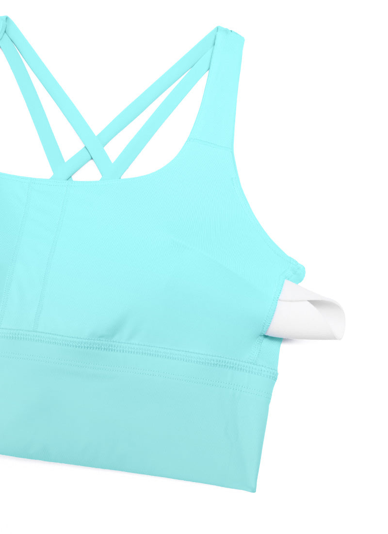 Nakedfeel Longline Criss Cross Back Bra