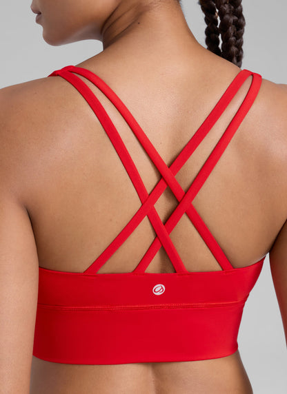 Nakedfeel Longline Criss Cross Back Bra