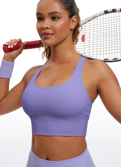 Nakedfeel Longline Criss Cross Back Bra