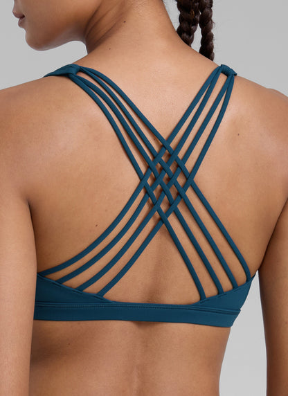 Nakedfeel Low Cut Strappy Bra (8 Straps)