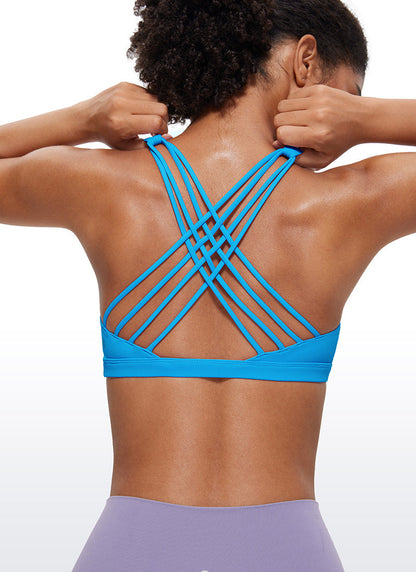 Nakedfeel Low Cut Strappy Bra (8 Straps)