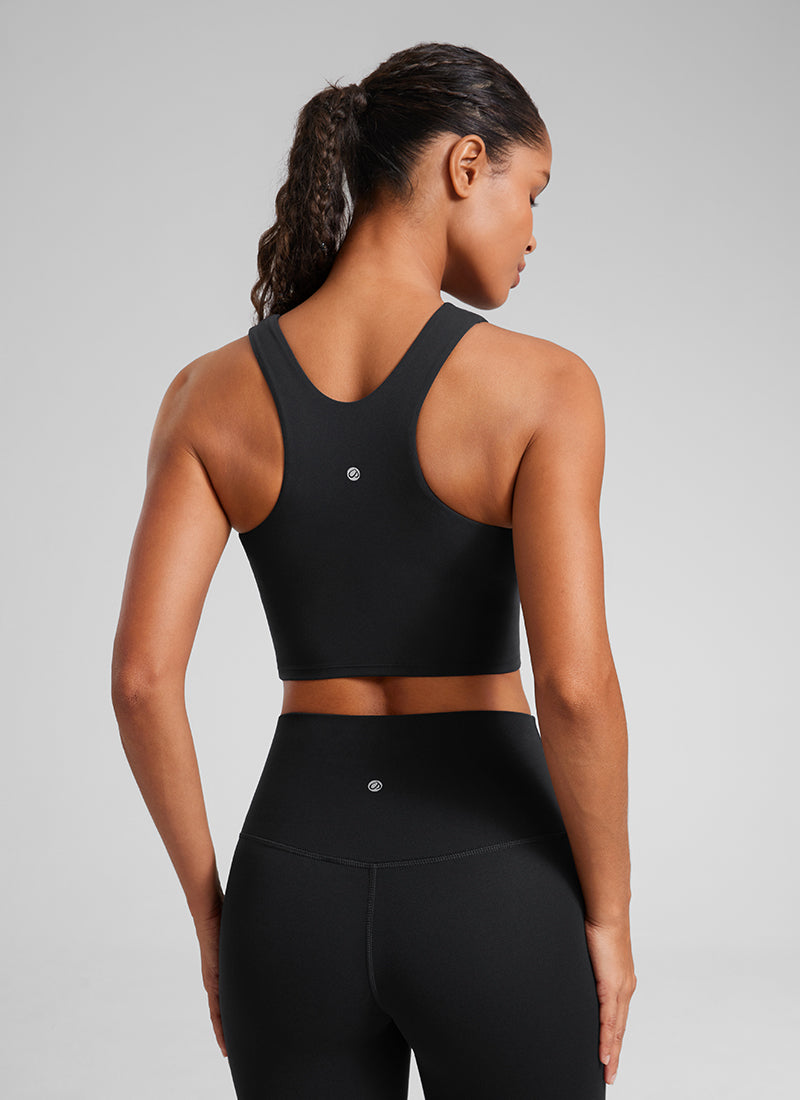 Butterluxe High Neck Racerback Tank