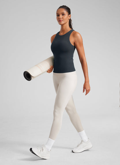 Butterluxe Built in Bra Scoop Neck Tank