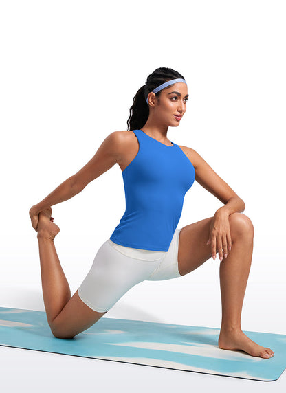 Butterluxe Built in Bra Scoop Neck Tank