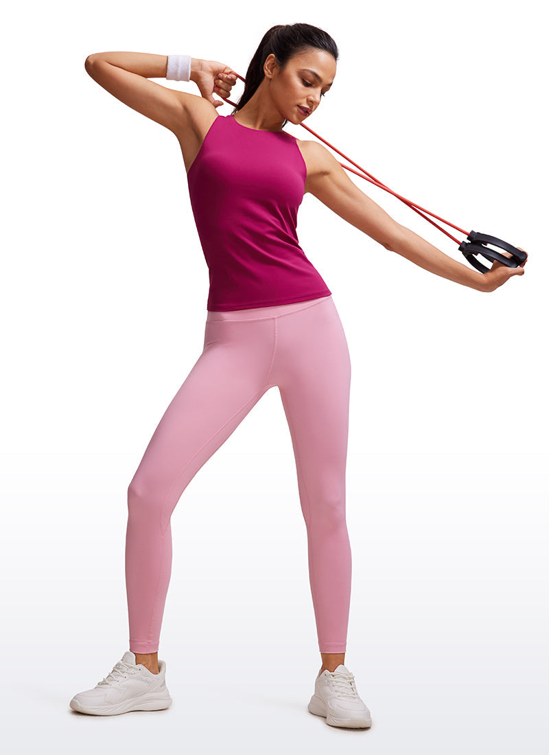 Butterluxe Built in Bra Scoop Neck Tank