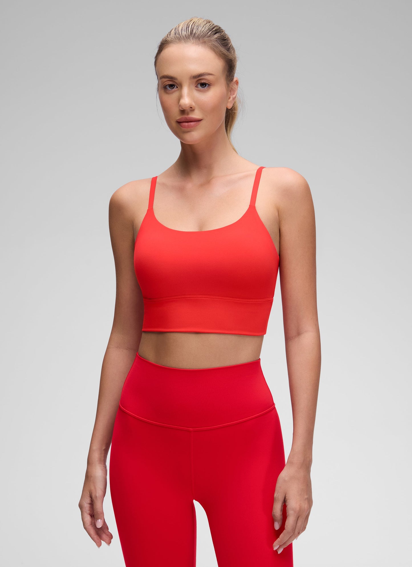 Brushed Nakedfeel Longline Adjustable Bra