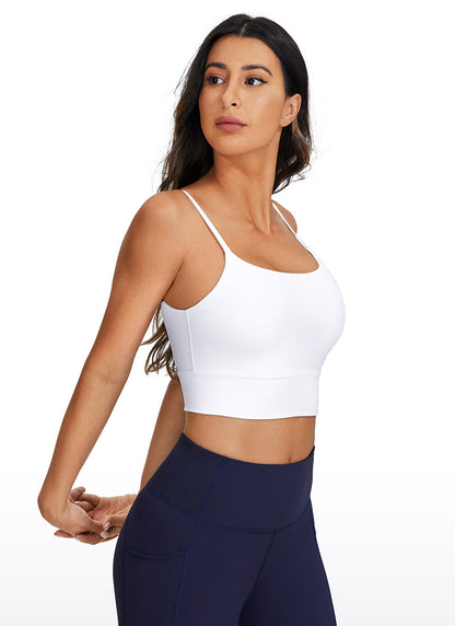 Brushed Nakedfeel Longline Adjustable Bra