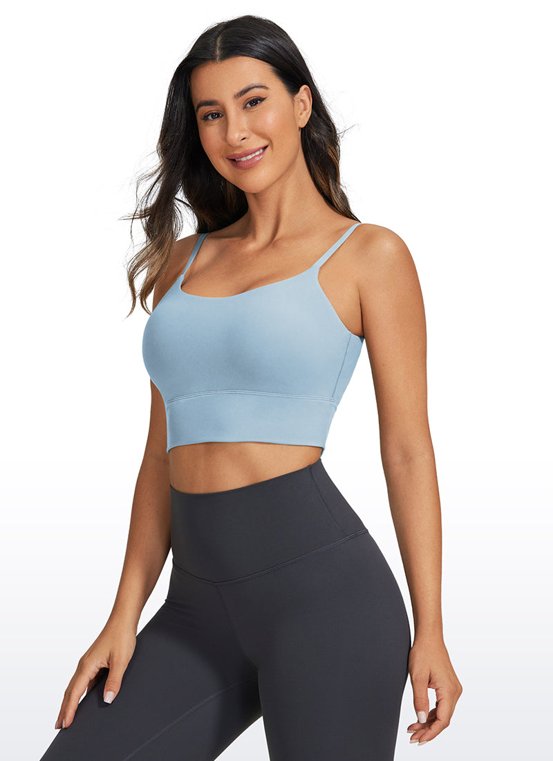 Brushed Nakedfeel Longline Adjustable Bra