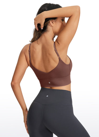 Brushed Nakedfeel Longline Adjustable Bra