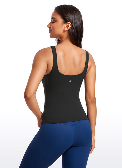 Butterluxe U Neck Built in Bra Tank