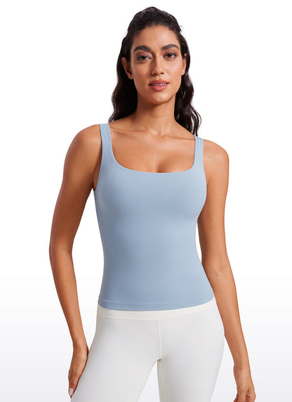Butterluxe U Neck Built in Bra Tank