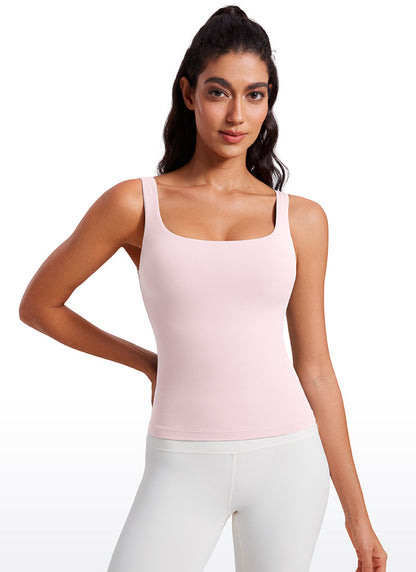 Butterluxe U Neck Built in Bra Tank