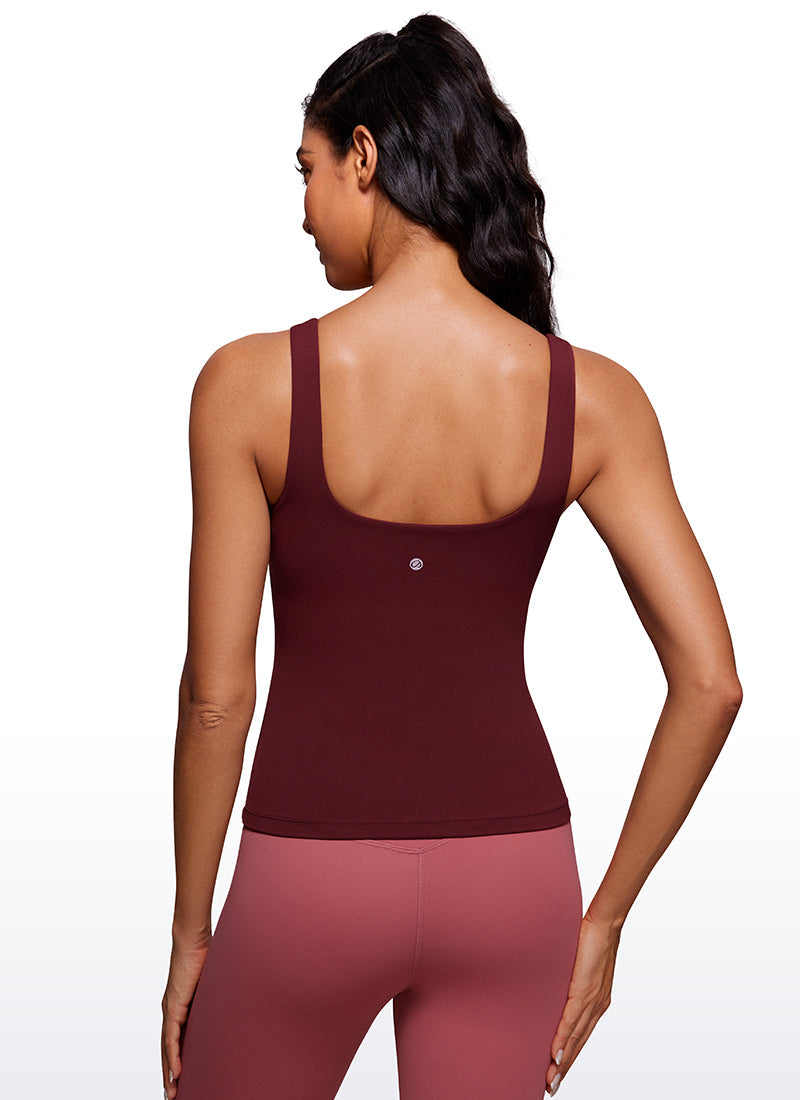 Butterluxe U Neck Built in Bra Tank