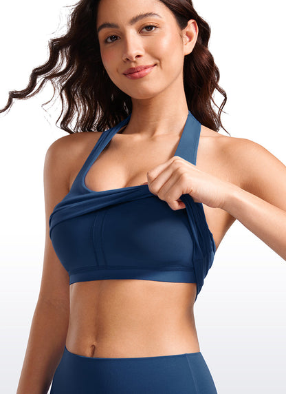 Butterluxe Built in Bra Halter Tank
